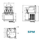 Machine à glace multifonctions GTPUSH2 - SPM