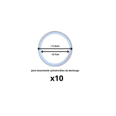 Pochette de joints de blocs - BQ107B (10 pièces)