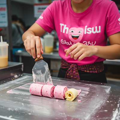 Machine  Glace Ice Roll, patez vos clients !
